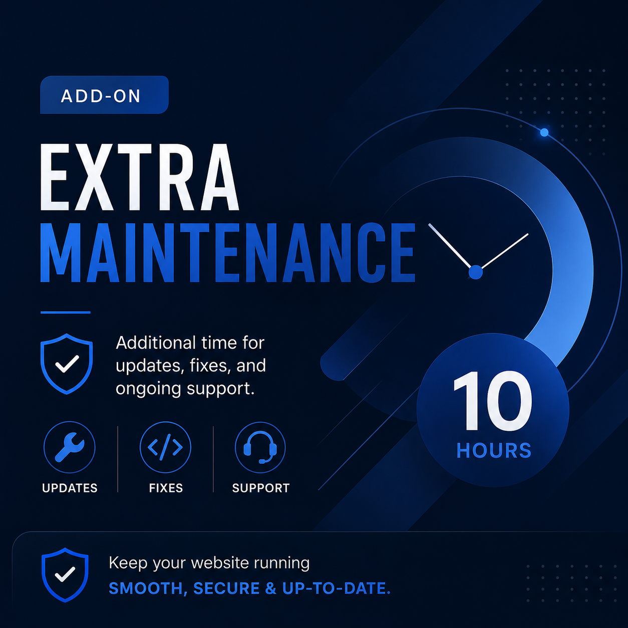 Maintenance Boost: 10 Hours